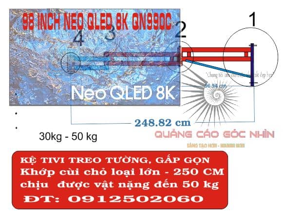 cánh tay cùi chỏ treo tivi cánh tay cùi chỏ treo tivi