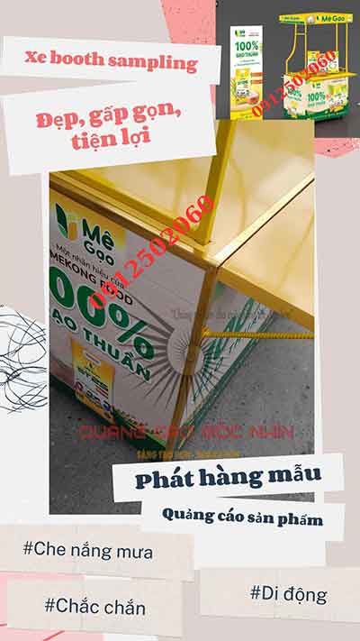 quảng cáo hiệu quả xe booth quảng cáo hiệu quả xe booth