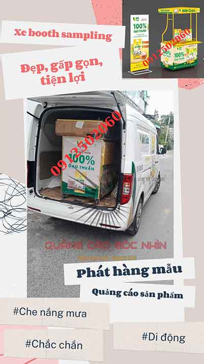 quầy phát hàng mẫu gấp gọn có mái che quầy phát hàng mẫu gấp gọn có mái che