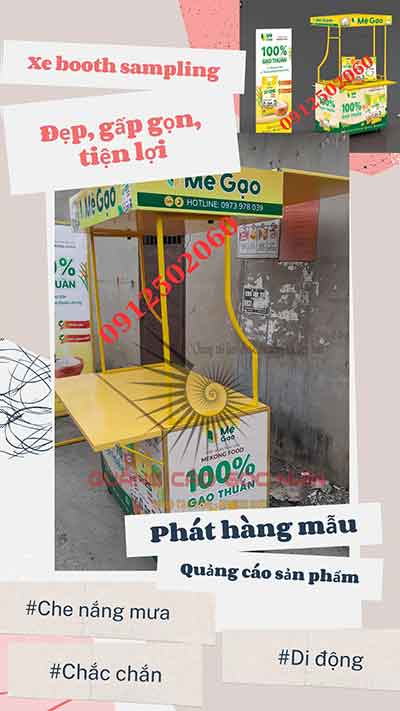 xe bán hàng gấp gọn xe bán hàng gấp gọn