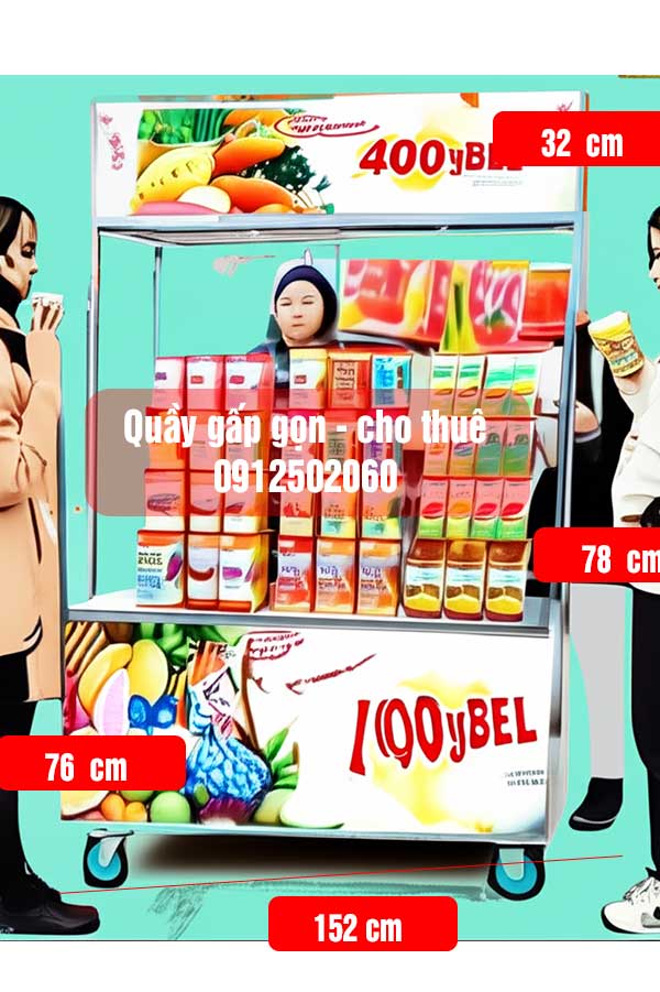 quầy phát hàng mẫu cho thuê quầy phát hàng mẫu cho thuê